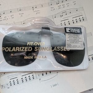 Vintage Riviera Polarized Fit-Over Sunglasses Clip Ons